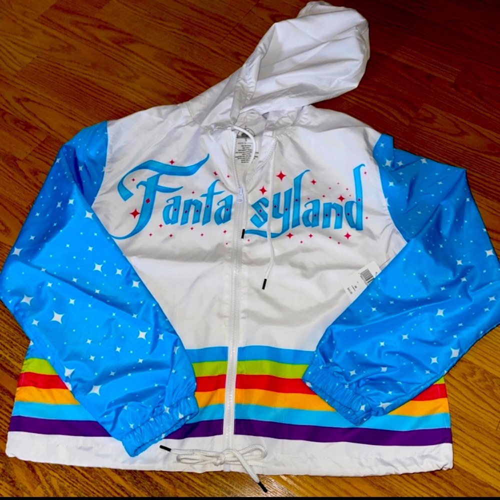 Disney fantasy land jacket sizes small and large